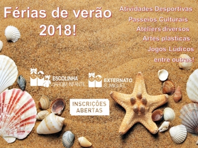 F&eacute;rias de ver&atilde;o 2018!