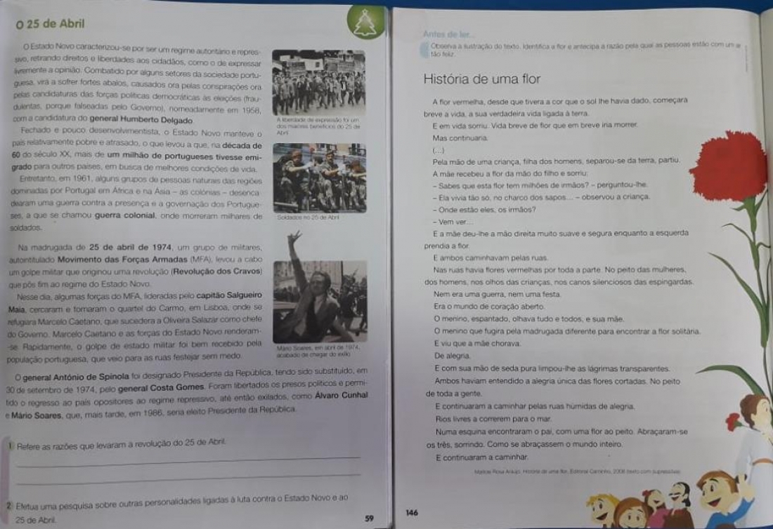 25 de Abril - Externato s&atilde;o Miguel