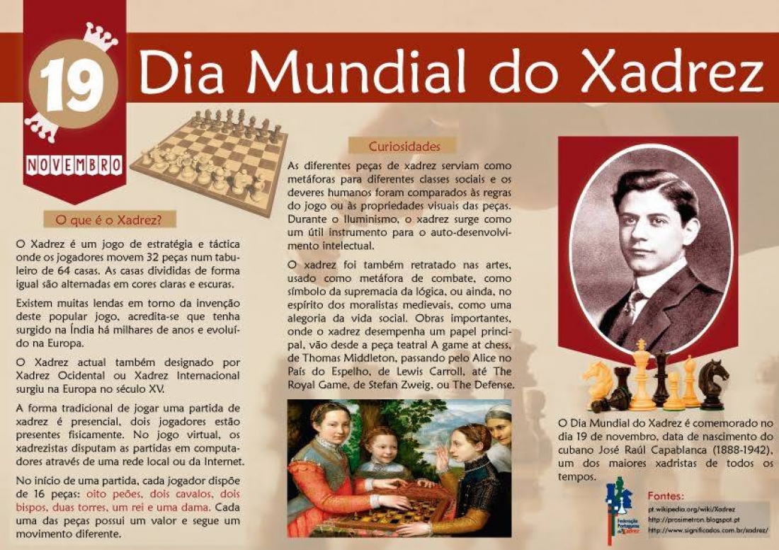 XADREZ NA BIBLIOTECA, PARA MI&Uacute;DOS &amp; GRA&Uacute;DOS... 2016